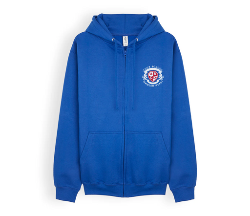 Zipped Hoodie - Royal Blue Zipped Hoodie - Royal Blue