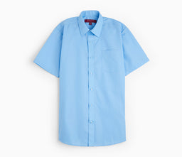 Boys Short Sleeve Shirt Two Pack - Blue