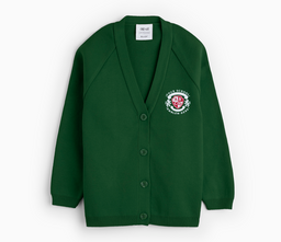 Knitted Cardigan - Bottle Green