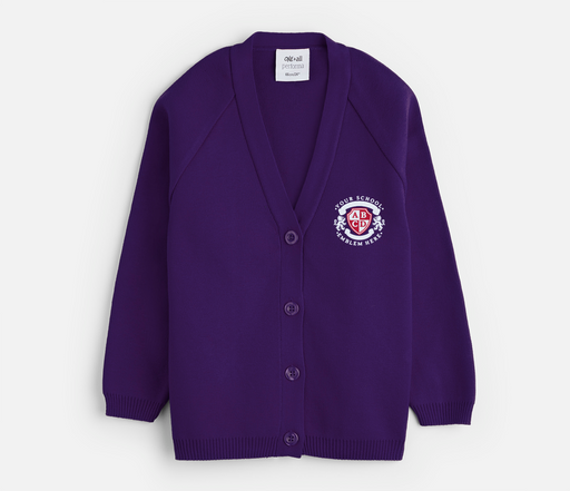 Knitted Cardigan - Purple Knitted Cardigan - Purple