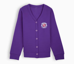 Jersey Cardigan - Purple