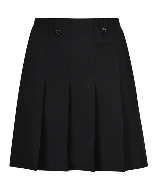 Junior Skirt - Flower Button - Black Junior Skirt - Flower Button - Black