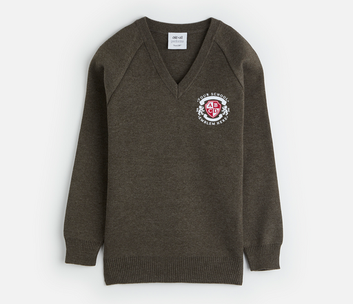 V-Neck Pullover - Grey V-Neck Pullover - Grey