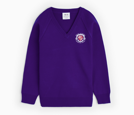 V-Neck Pullover - Purple V-Neck Pullover - Purple