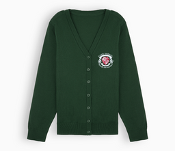 Lightweight Straight Edge Cardigan - Bottle Green
