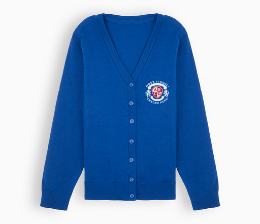 Lightweight Straight Edge Cardigan - Royal Blue Lightweight Straight Edge Cardigan - Royal Blue