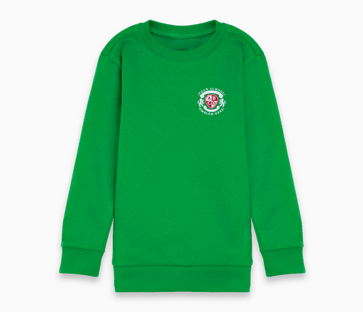 Round Neck Sweatshirt - Emerald Green Round Neck Sweatshirt - Emerald Green
