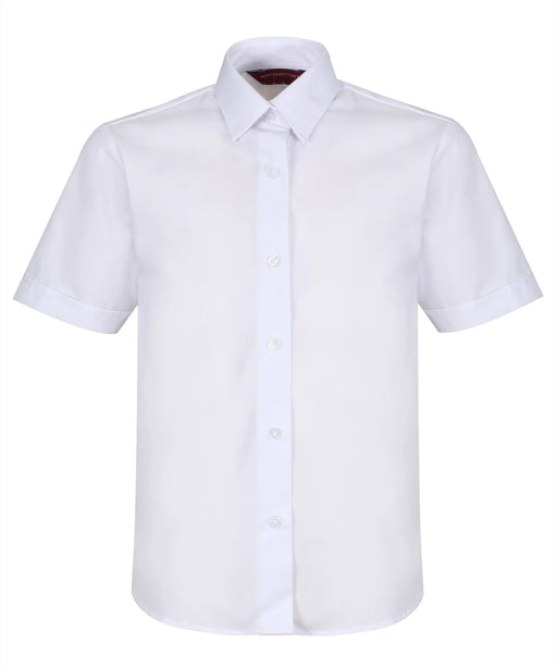 Girls Blouse Short Sleeve Two Pack - White Girls Blouse Short Sleeve Two Pack - White