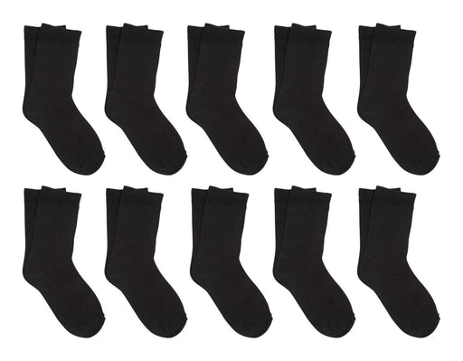 10 Pair Pack Of Ankle Socks - Black 10 Pair Pack Of Ankle Socks - Black