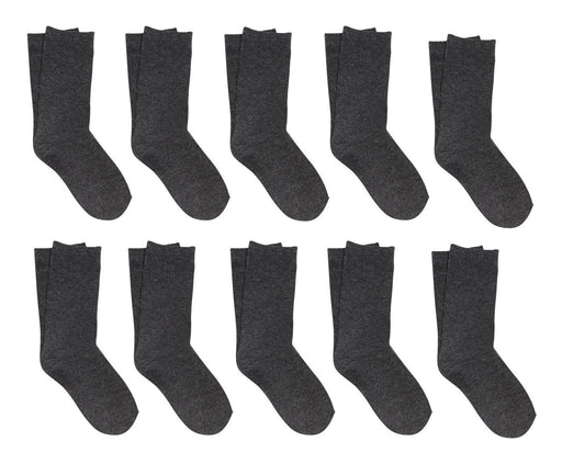10 Pair Pack Of Ankle Socks - Grey 10 Pair Pack Of Ankle Socks - Grey