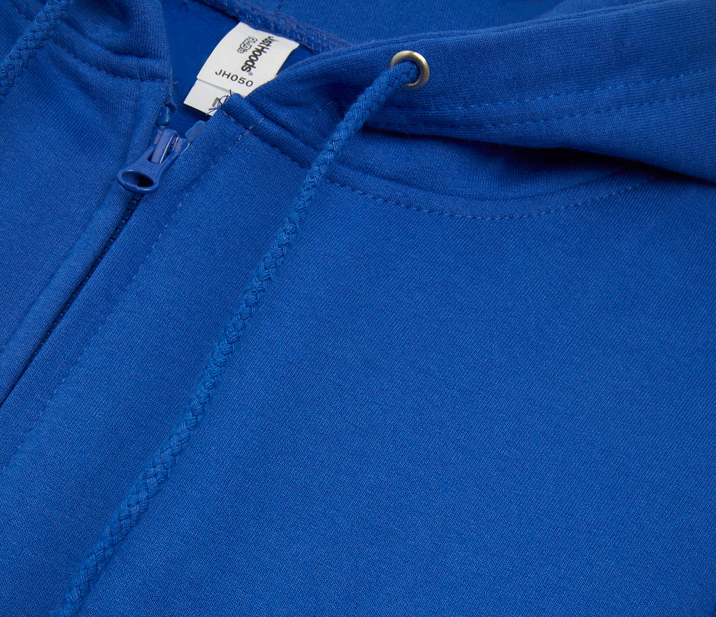 Zipped Hoodie - Royal Blue