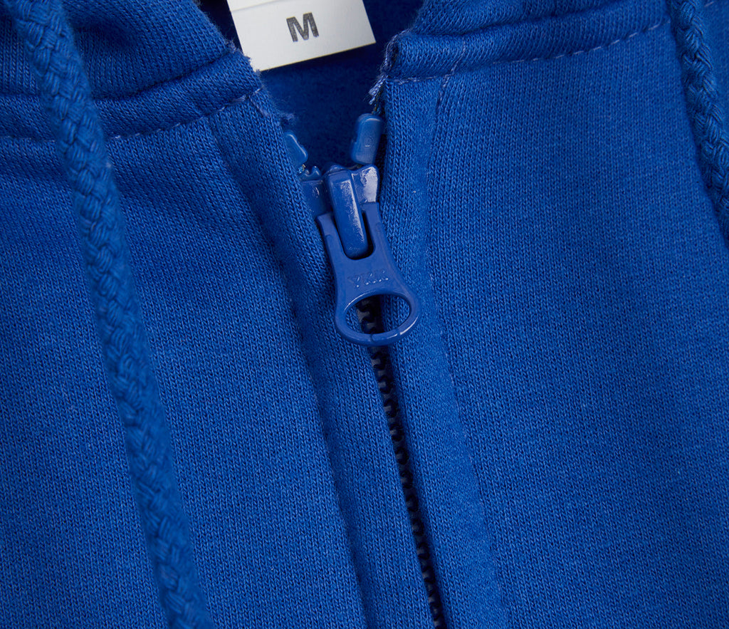 Zipped Hoodie - Royal Blue