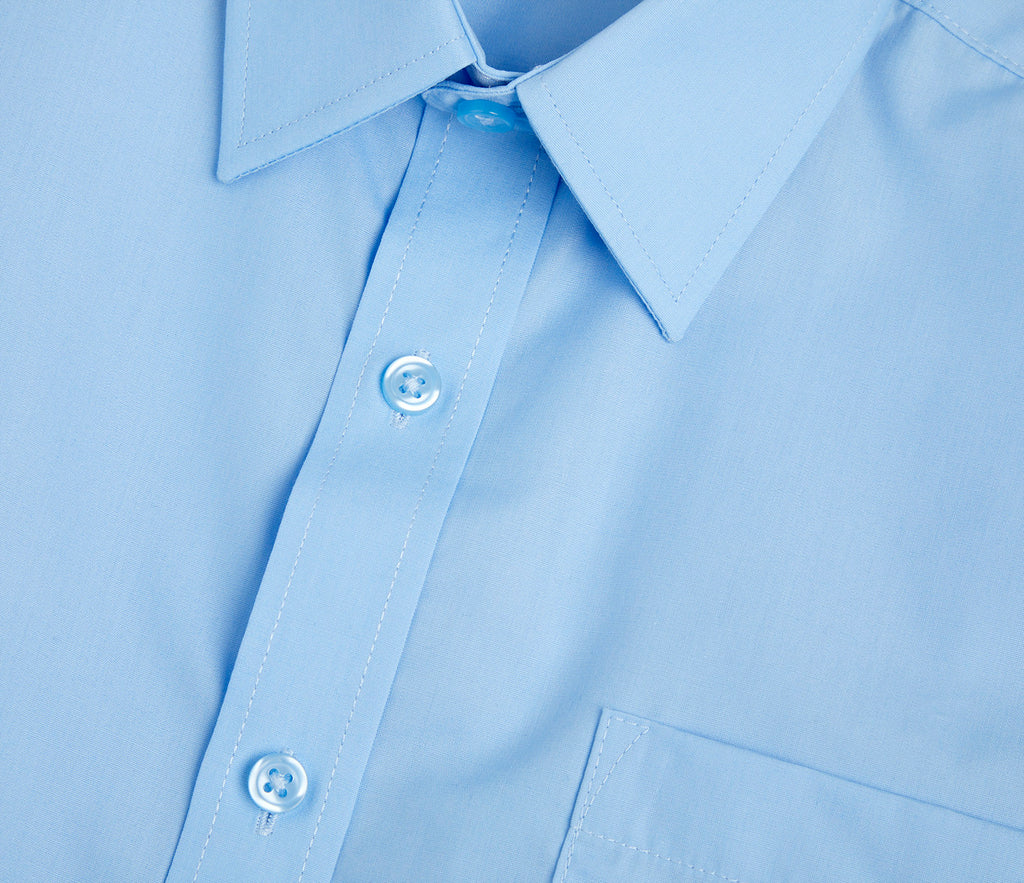Boys Shirt - Long Sleeved - Twin Pack - Blue