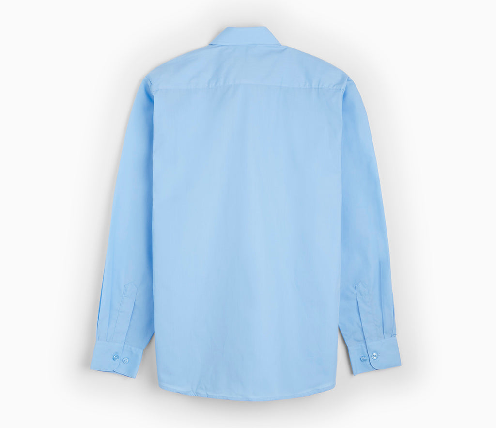 Boys Shirt - Long Sleeved - Twin Pack - Blue