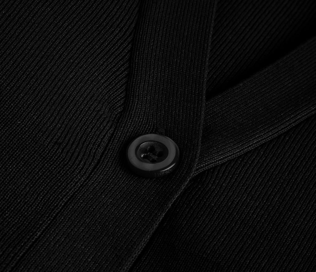 Knitted Cardigan - Black