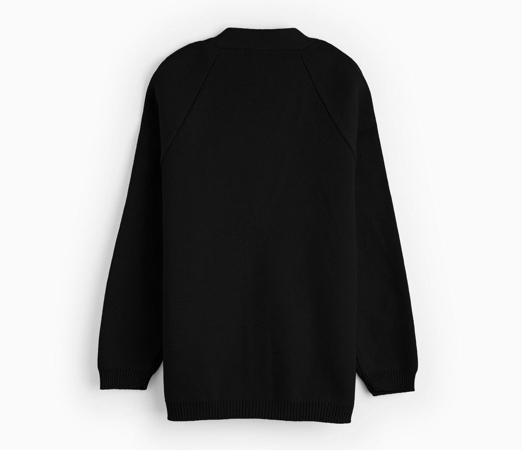 Knitted Cardigan - Black
