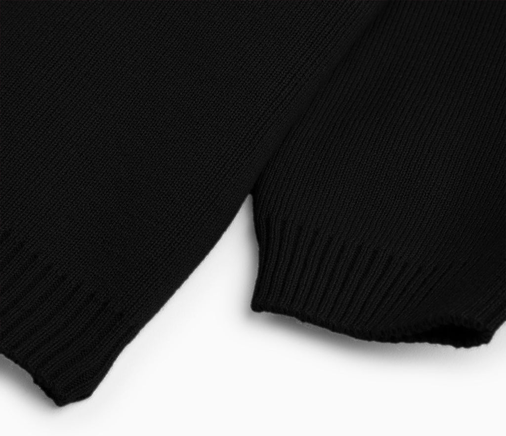 Knitted Cardigan - Black