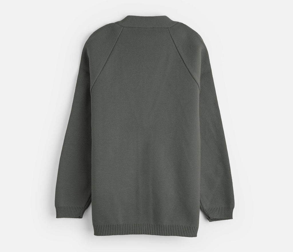 Knitted Cardigan - Grey