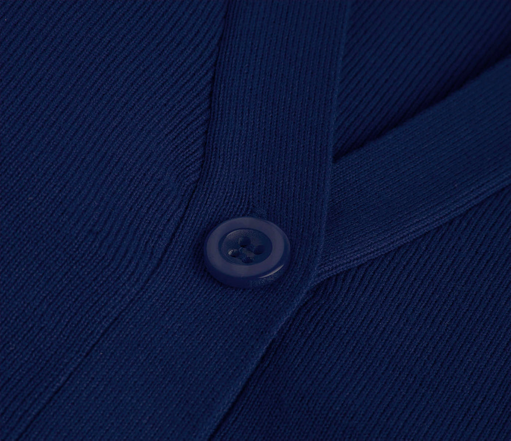 Knitted Cardigan - Navy