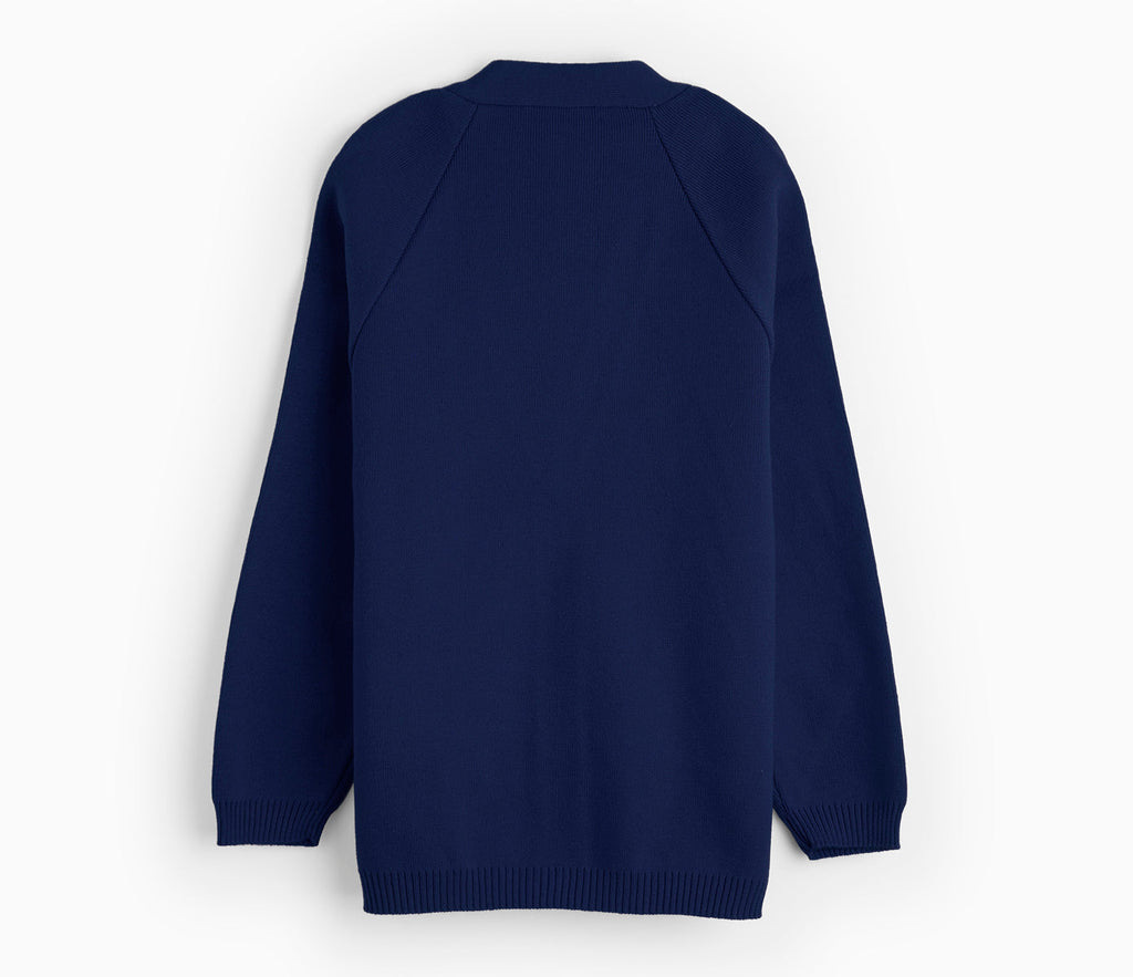 Knitted Cardigan - Navy