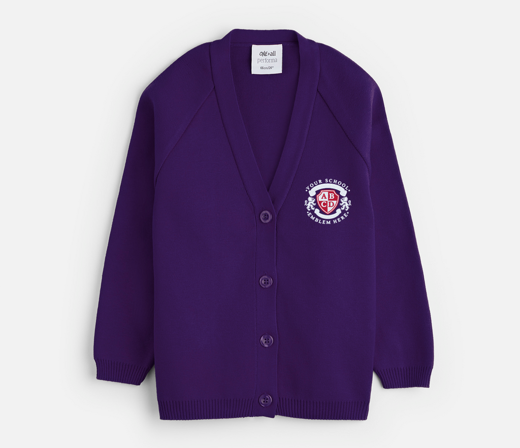 Knitted Cardigan - Purple