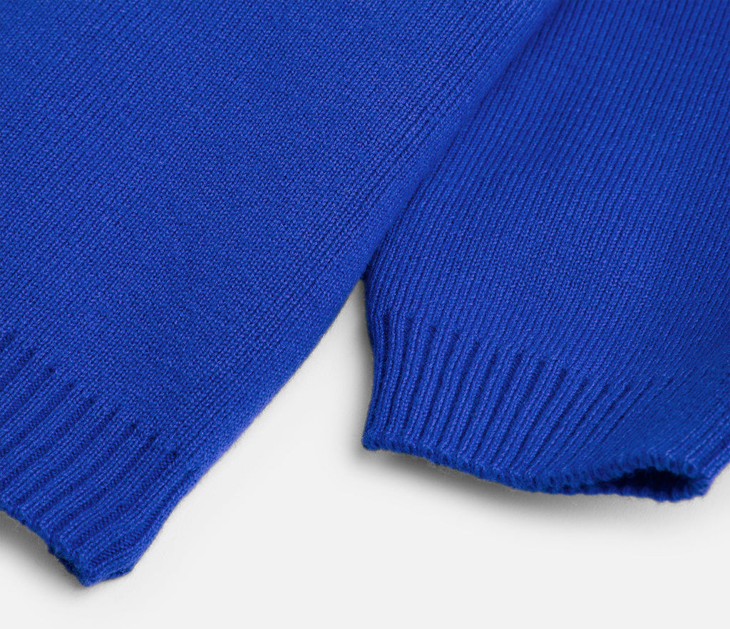 Knitted Cardigan - Royal Blue