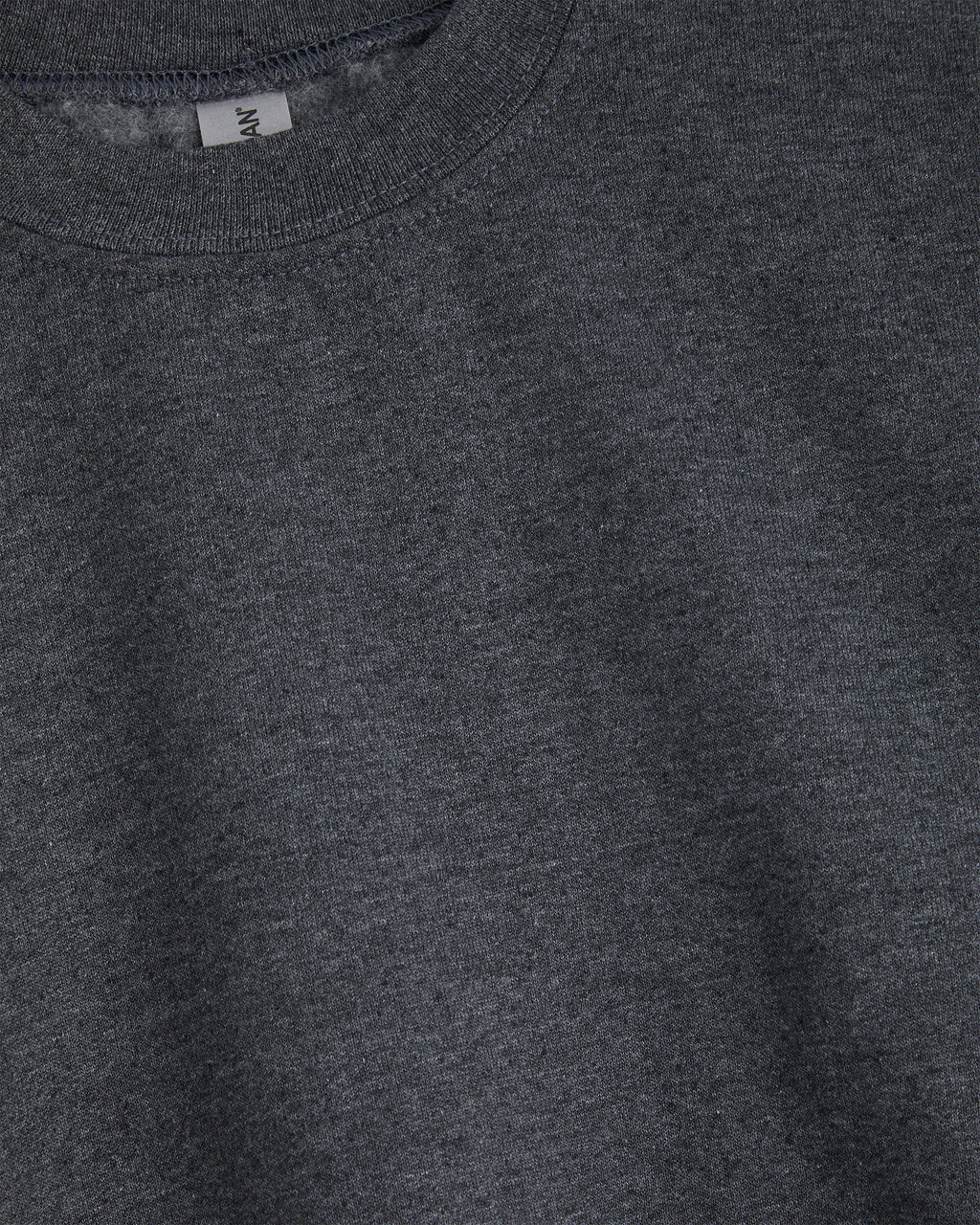 Round Neck Sweatshirt - Charcoal