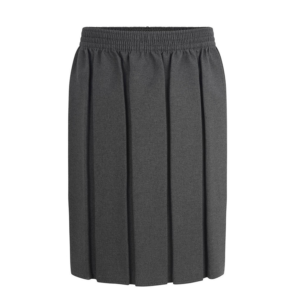 Box Pleat Skirt - Grey