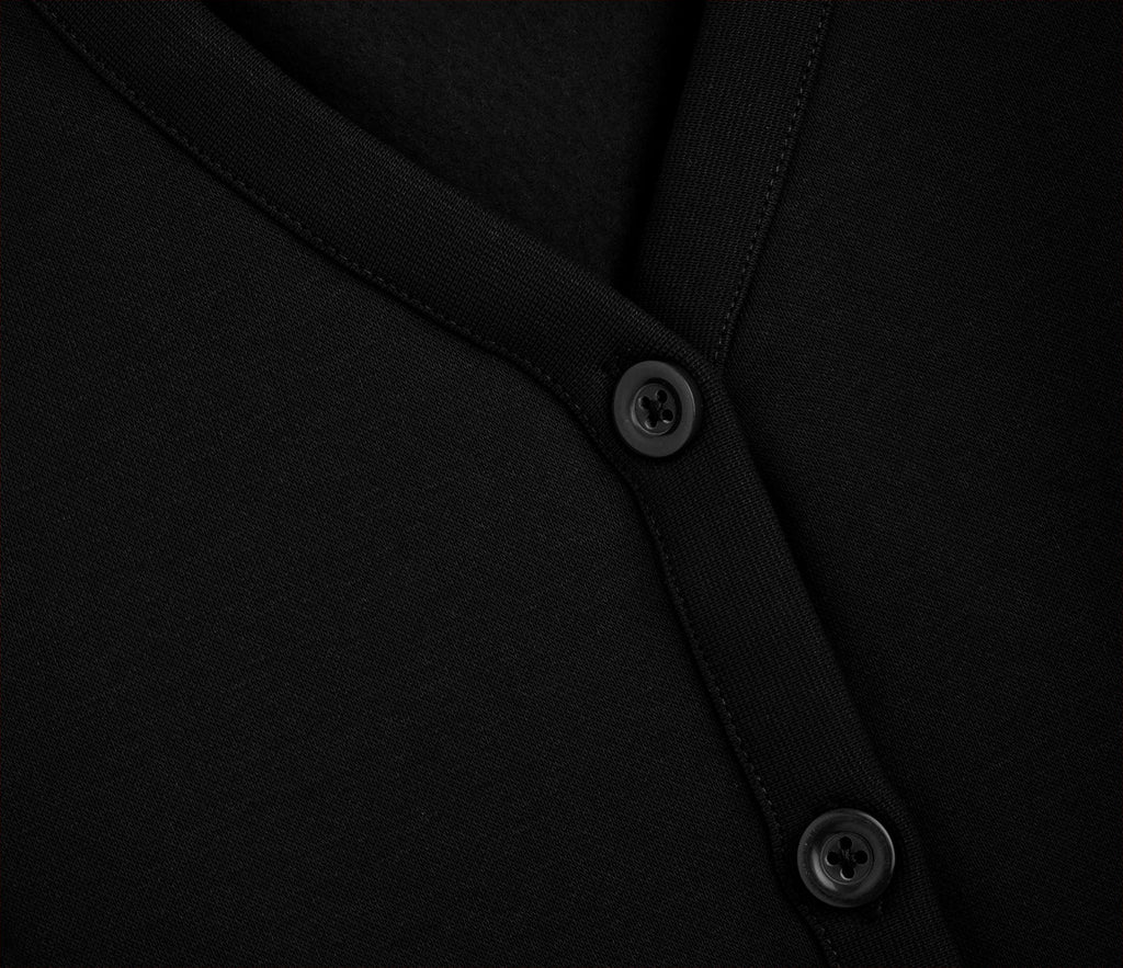 Jersey Cardigan - Black