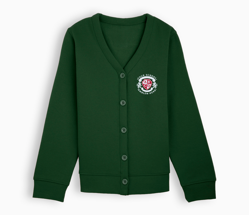 Jersey Cardigan - Bottle Green