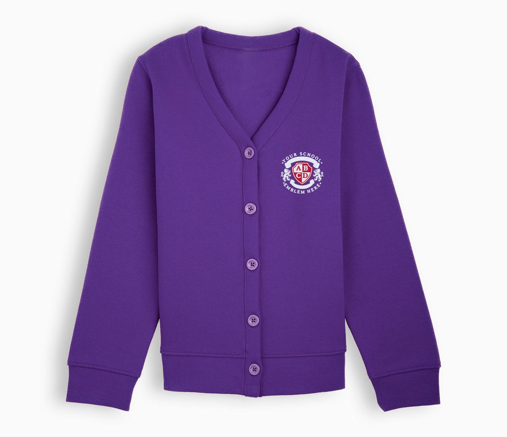 Jersey Cardigan - Purple