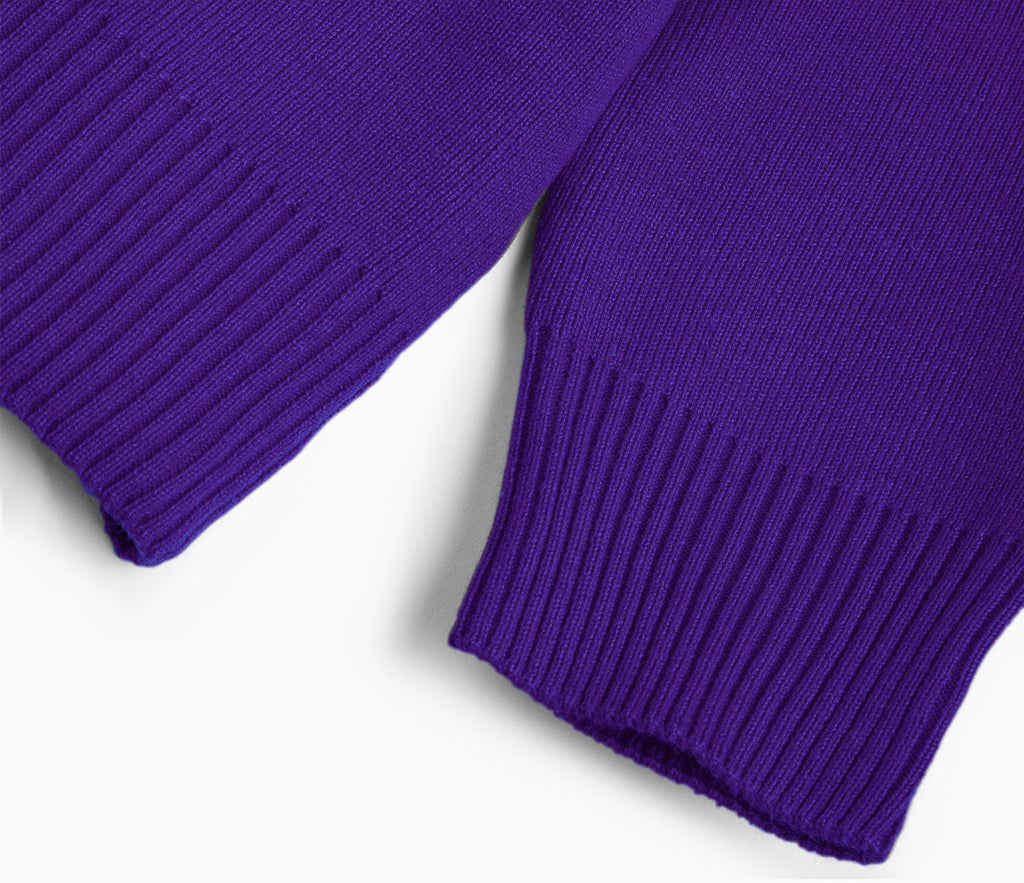 V-Neck Pullover - Purple