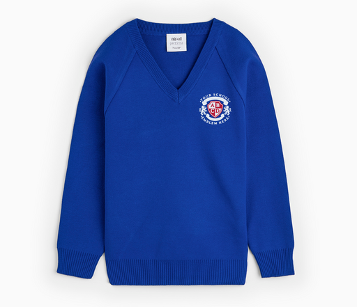 V-Neck Pullover - Royal Blue