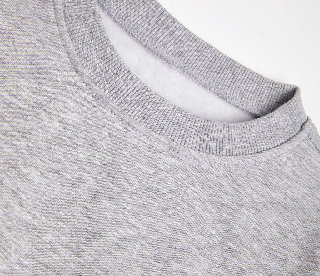 Round Neck Sweatshirt - Grey