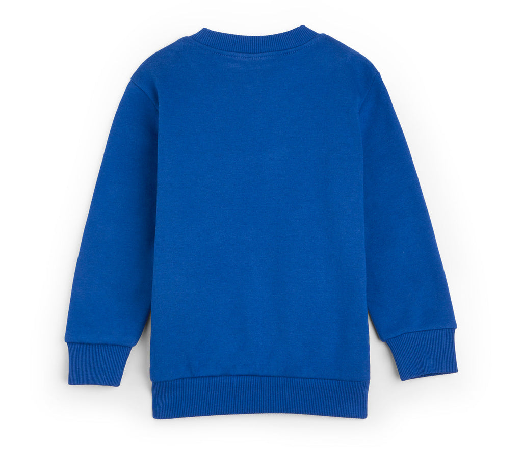 Round Neck Sweatshirt - Bright Royal Blue