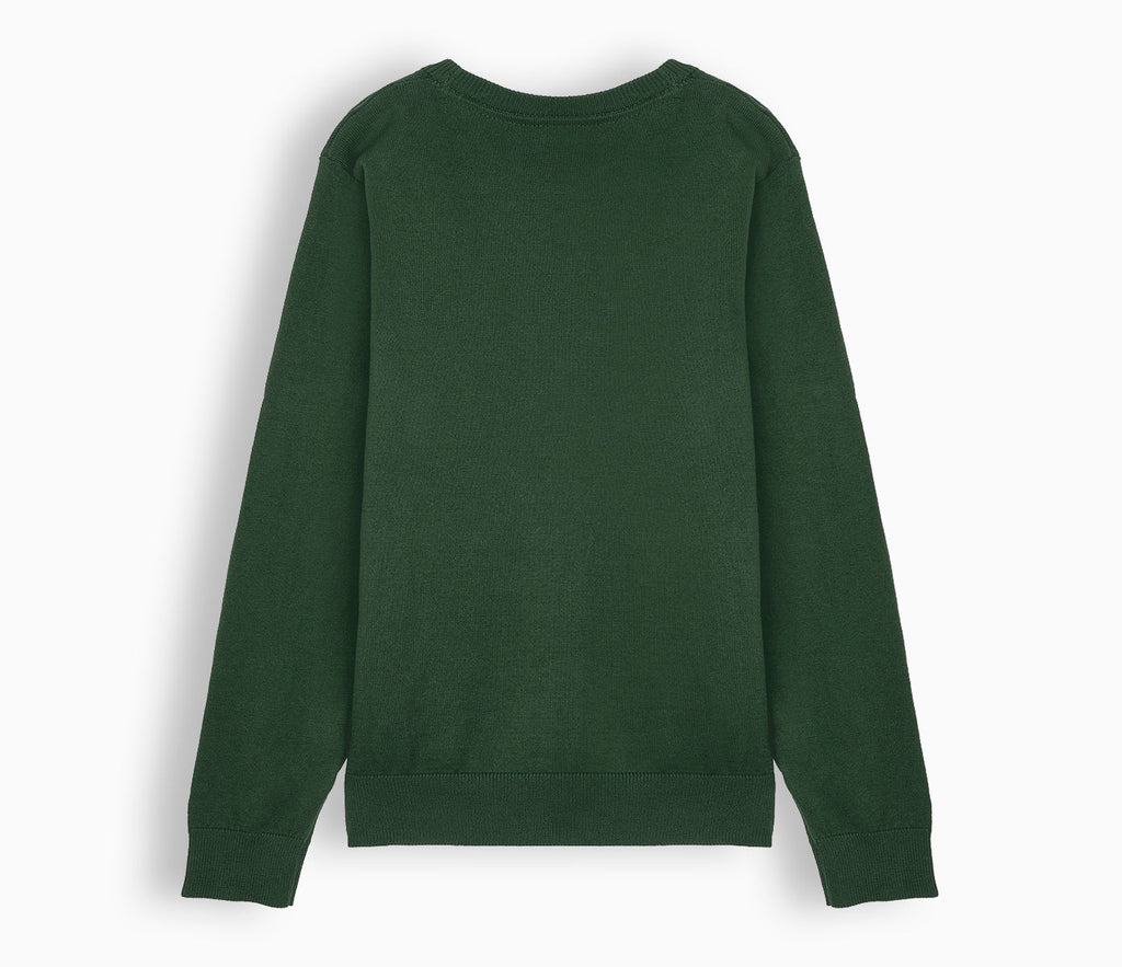 Lightweight Straight Edge Cardigan - Bottle Green