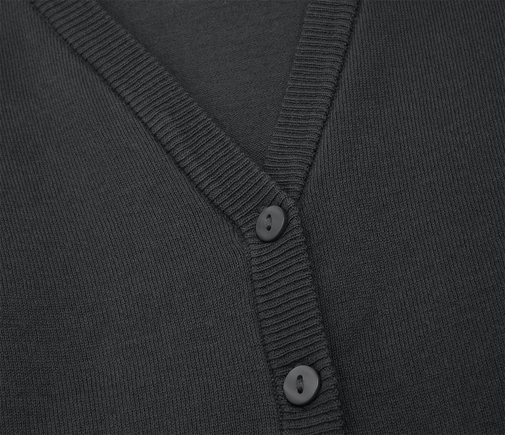 Lightweight Straight Edge Cardigan - Grey