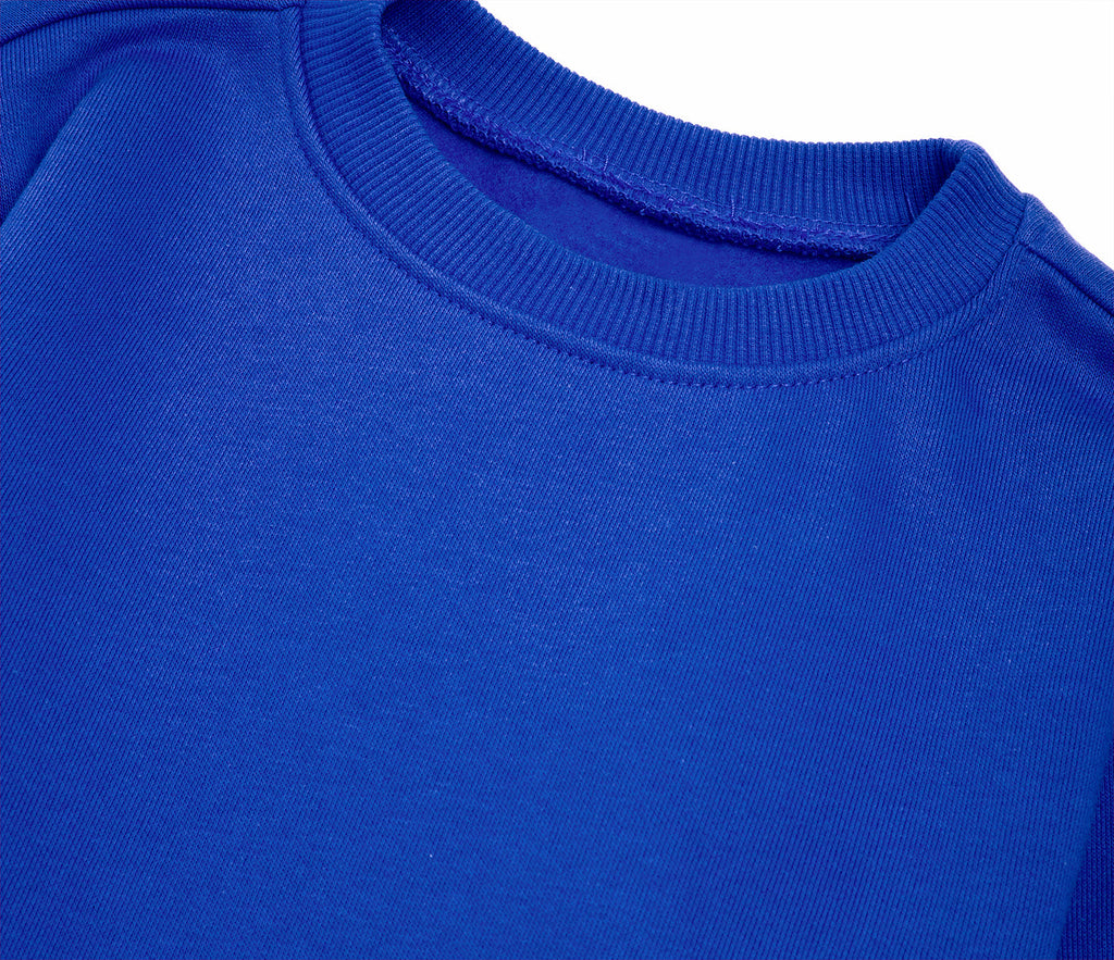 Round Neck Sweatshirt - Royal Blue