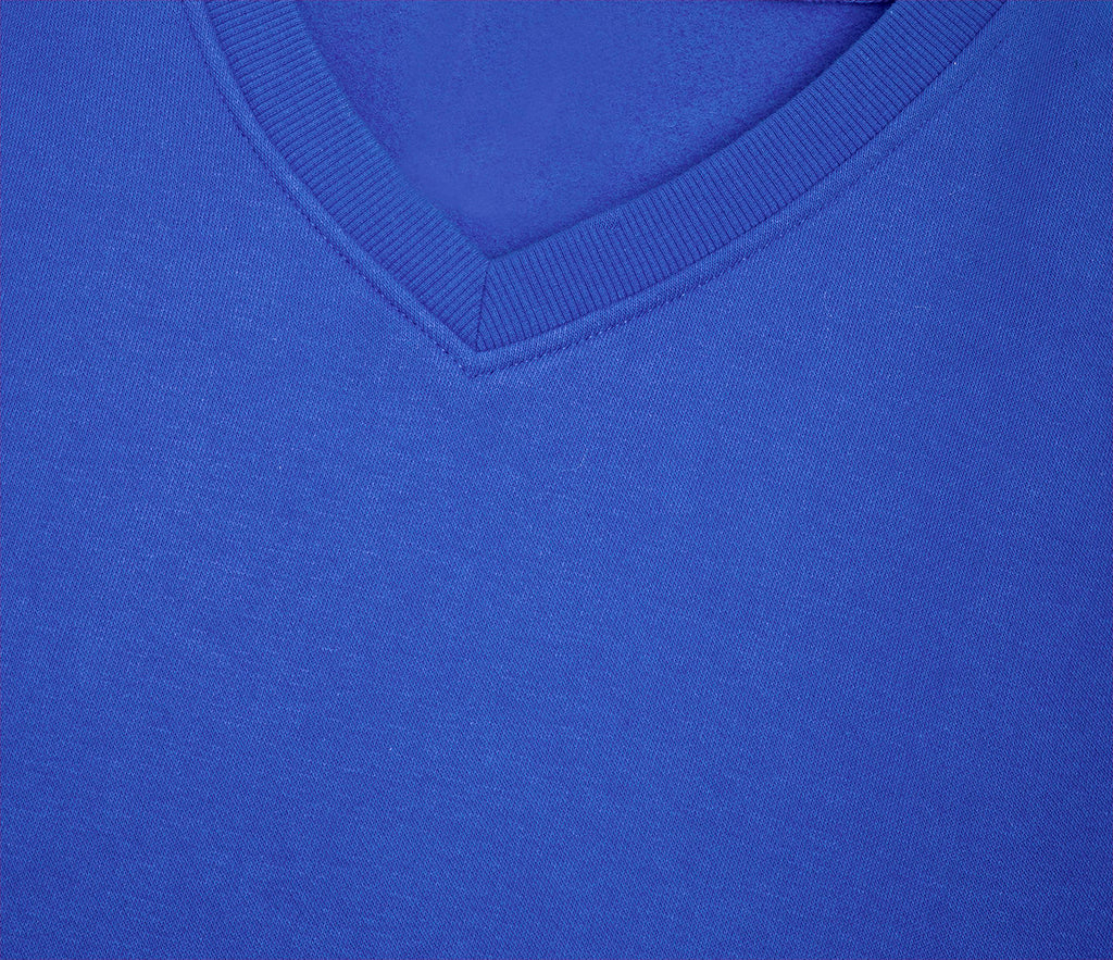 V-Neck Sweatshirt - Bright Royal Blue