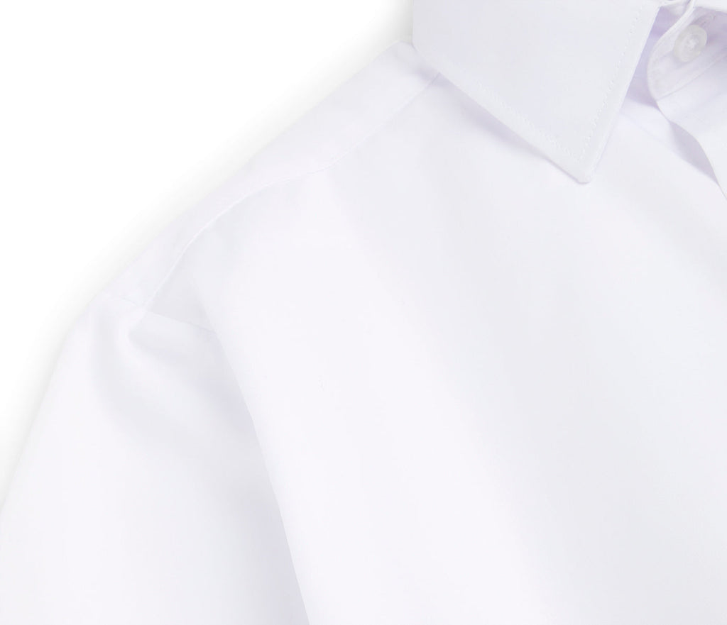 Boys Short Sleeve Shirt Two Pack - White