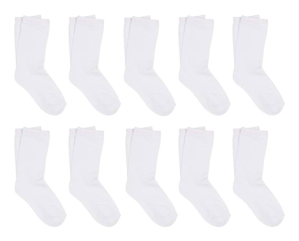 10 Pack Of Ankle Socks - White