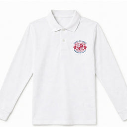 Polo Shirt - Long Sleeve - White